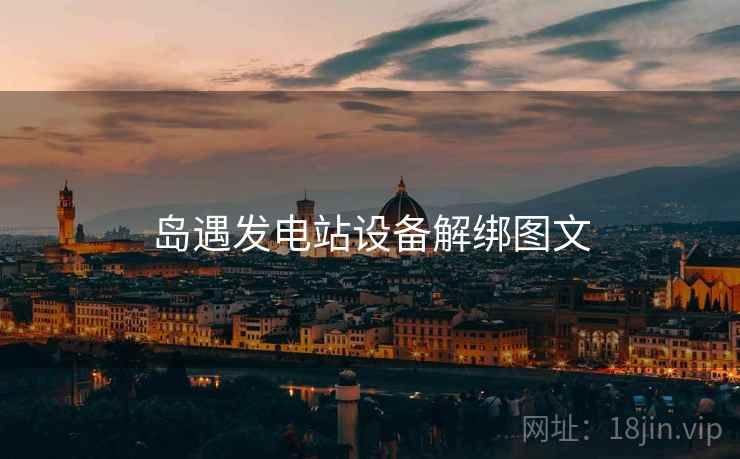 岛遇发电站设备解绑图文  第1张