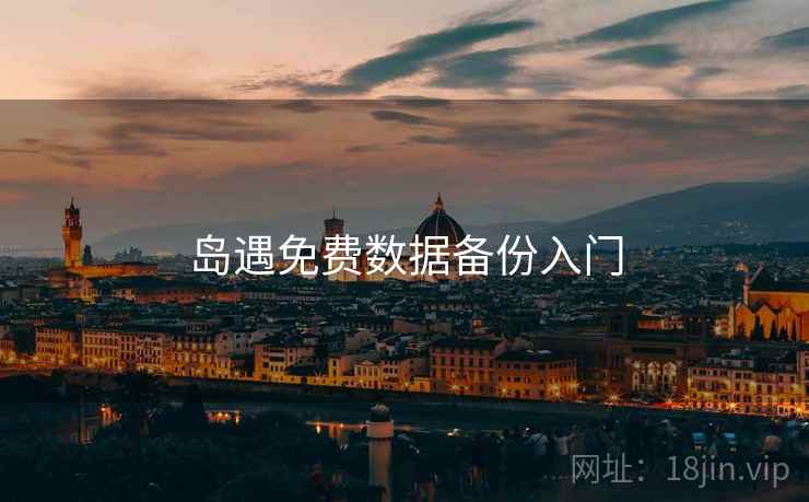 岛遇免费数据备份入门  第1张