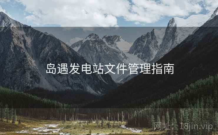 岛遇发电站文件管理指南  第2张