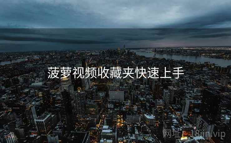 菠萝视频收藏夹快速上手  第1张