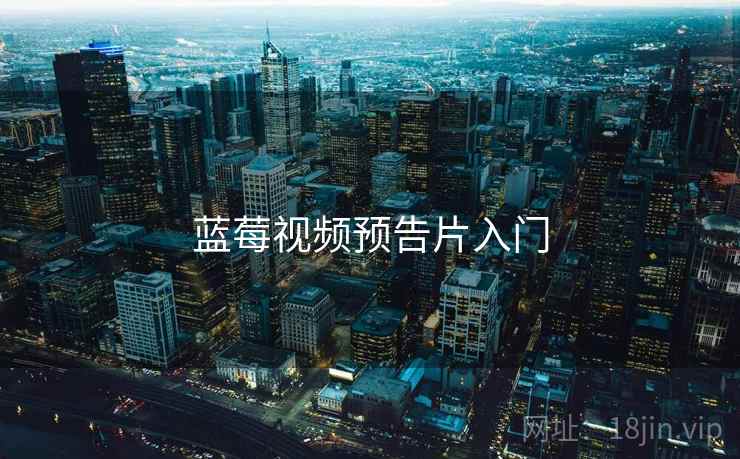 蓝莓视频预告片入门  第1张