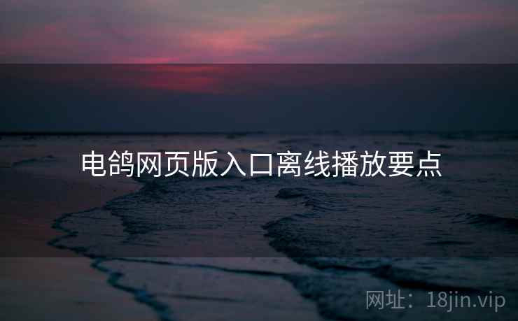 电鸽网页版入口离线播放要点  第1张