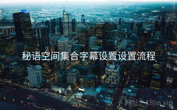 秘语空间集合字幕设置设置流程  第2张