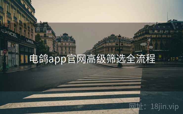 电鸽app官网高级筛选全流程  第2张