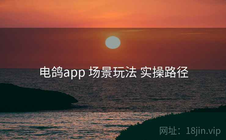 电鸽app 场景玩法 实操路径  第2张